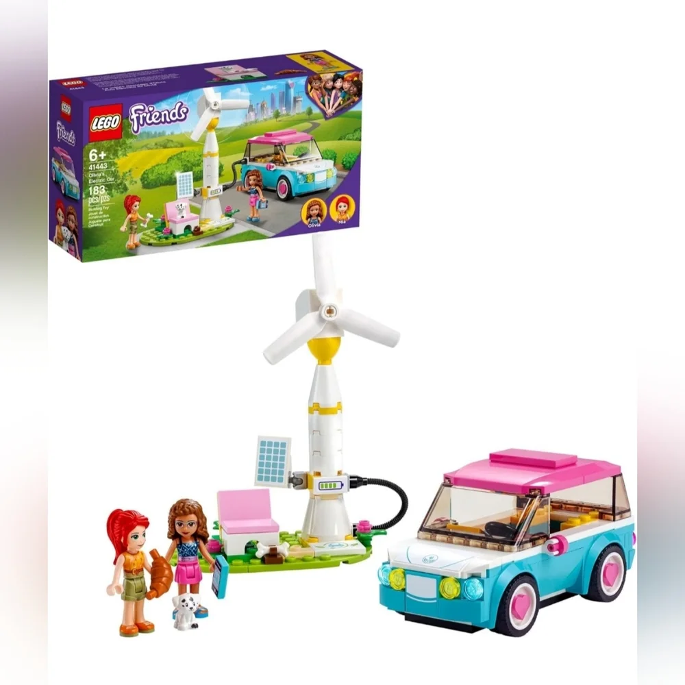 Lego Friends 41443 Olivia's Electric Car Building Toy NWT
